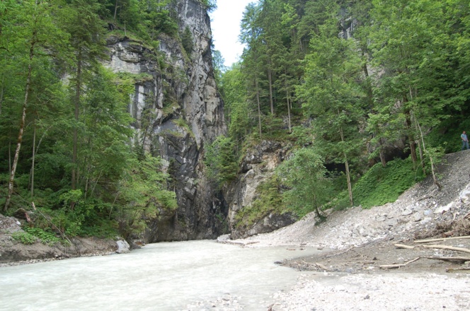 Der obere Eingang zur Partnachklamm