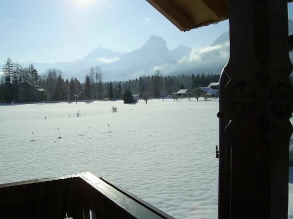 Blick vom Balkon