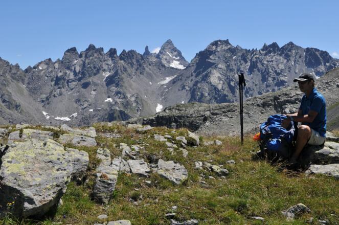 Vergaldner Joch, Blick Richtung Silvretta