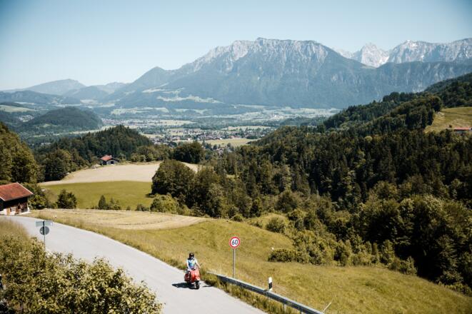 Ausblick vom Berggasthof Hummelei