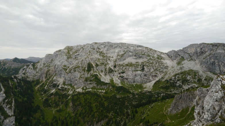 Blick vom Geiselstein auf die Hochplatte