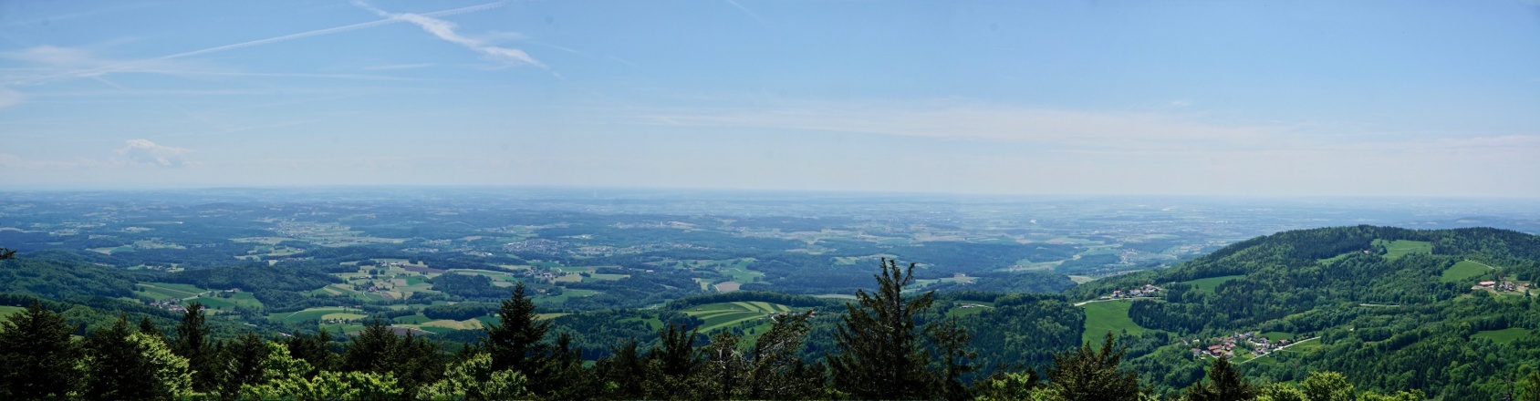 Panorama nach Süd-West vom Brotjaklriegel-Aussichtsturm