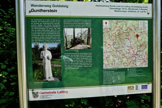 Infotafel "Guntherstein"