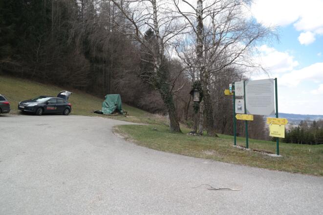 Ausgangspunkt Parkplatz unterhalb der Kirche am Georgenberg