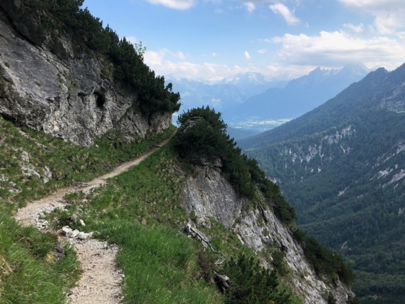 Tolles Panorama auf dem 466-Weg zwischen Scheibenkaser und Stöhrweg