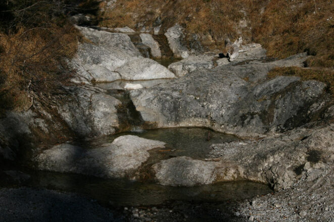 Kumpen am Beginn der Tour