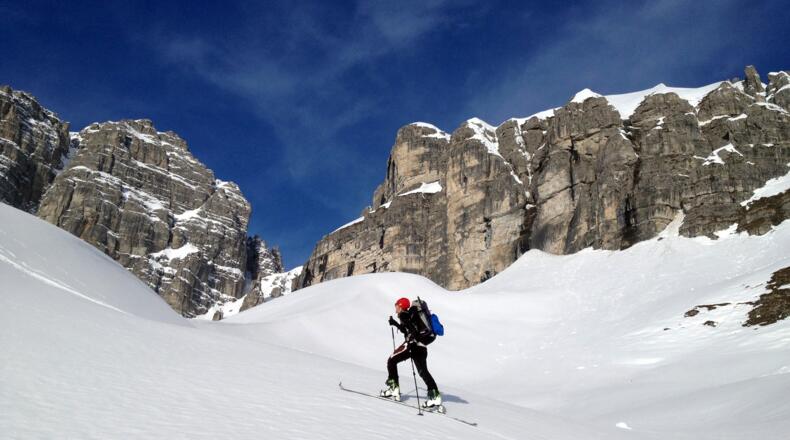 Herrliches Skigelände, noch herrlichere Landschaft.