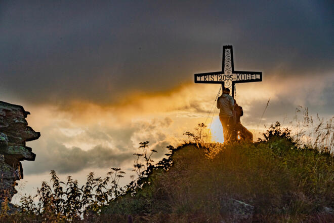 Sonnenaufgangswanderung zum Tristkogel in Saalbach Hinterglemm