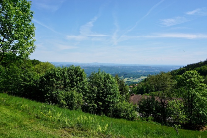 Talblick nach der Brotjaklriegel-Abfahrt