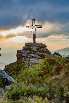 Sonnenaufgangswanderung zum Tristkogel in Saalbach Hinterglemm