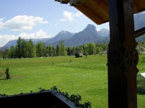 Blick vom Balkon