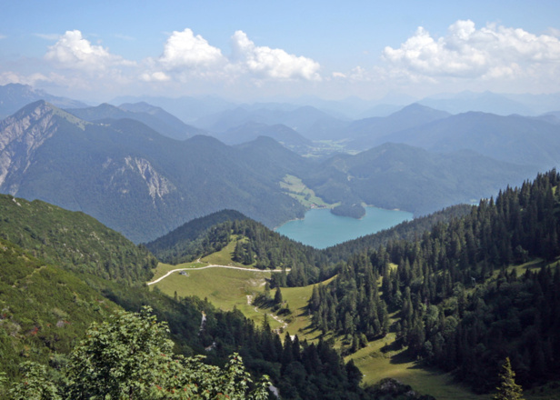 Blick zum Jochberg