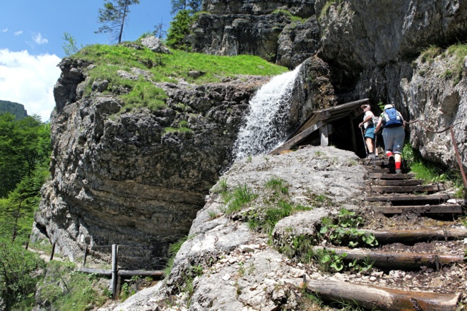 Staubfallwanderung Heutal