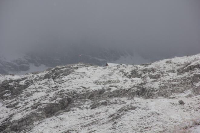 Rückblick zur Göppinger Hütte