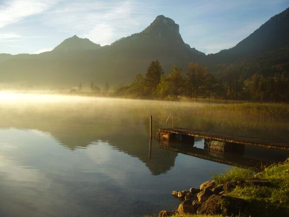 Morgenstimmung über dem Wolfgangsee
