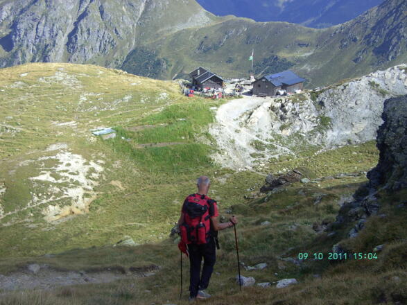 Die einladende Hütte wartet...