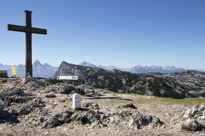 Auf dem Gipfel des Salzburger Hochthrons