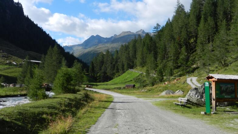 Am Parkplatz Patscher Alm