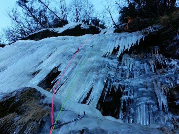 senkrechtes Eis im oberen Abschnitt von Atlantis