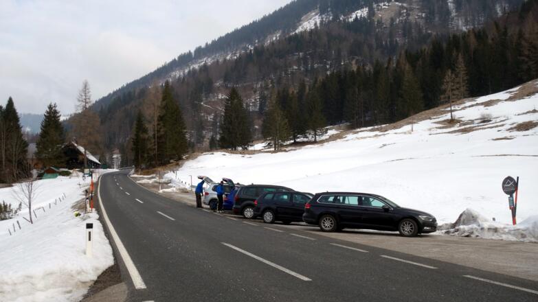 Parkplatz ~985m Hengstpass-Straße