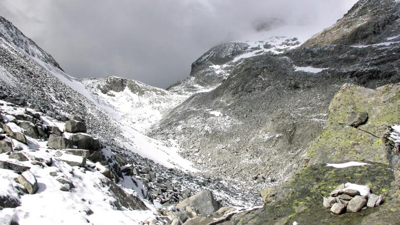 Blick zur Riepenscharte