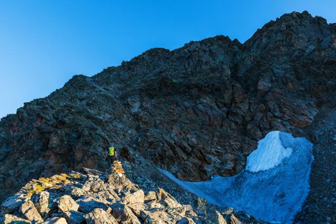 Links durch die Rinne