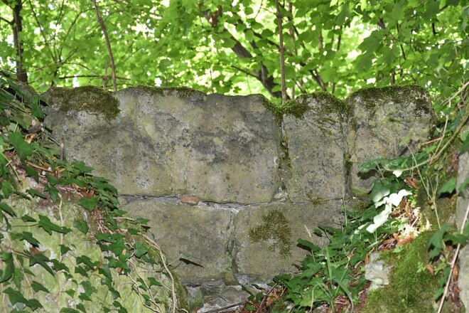 Burgruine Osternohe Quatermauerwerk