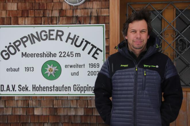 Ankunft an der Göppinger Hütte