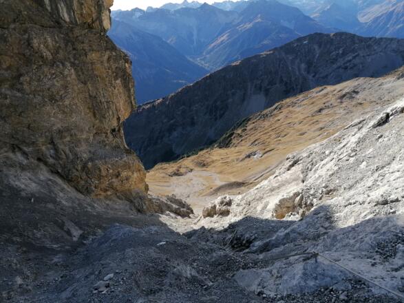 Am Griesschartl, Blick zurück