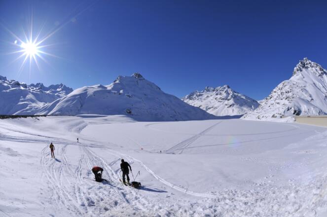 Bielerhöhe, Blick in die Silvretta