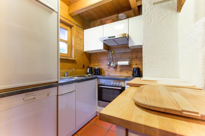 Gartenchalet Kueche