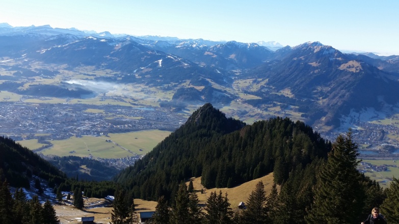 Burgberger Hörnle vom Grüntengipfel aus