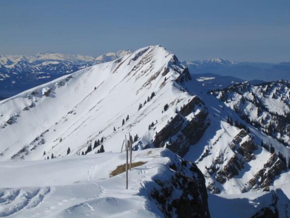 Hochgrat vom Rindalphorn aus gesehen