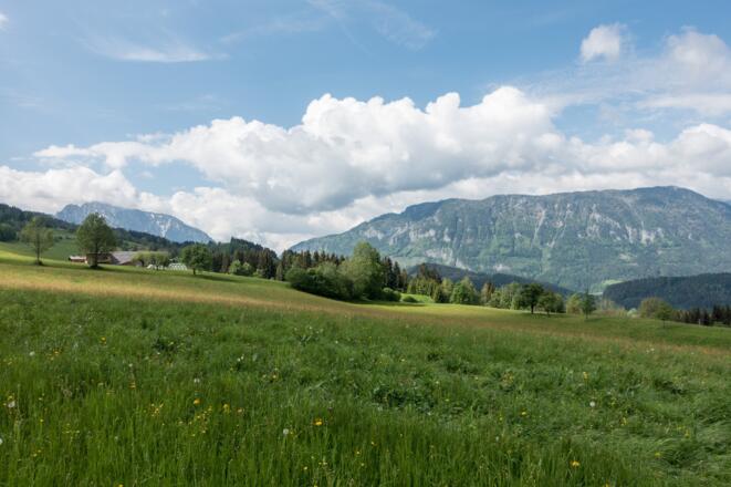 Wolkenstimmung über Bosruck und Seespitz