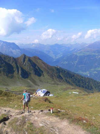 Edelhütte, dahinter der Filzenkogel