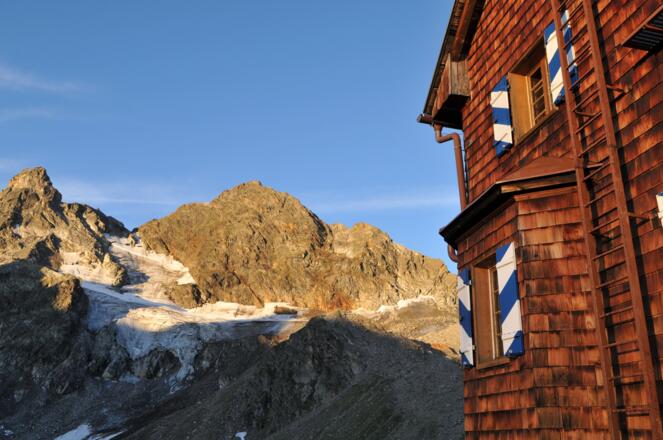 Saarbrücker Hütte, Blick auf Gr. Seehorn