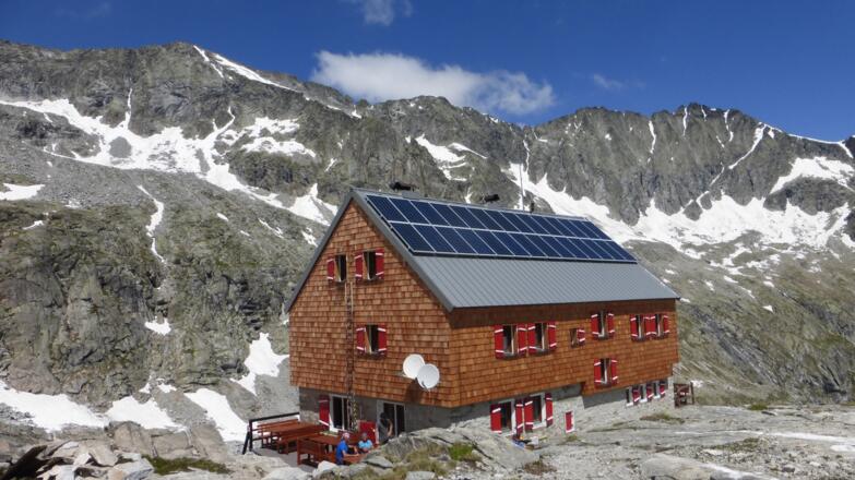 Wir erreichen die Barmer Hütte