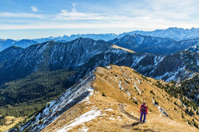 Weiterweg hinüber zum Feldernkopf