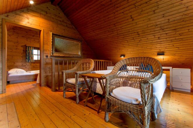 Gartenchalet Schlafzimmer
