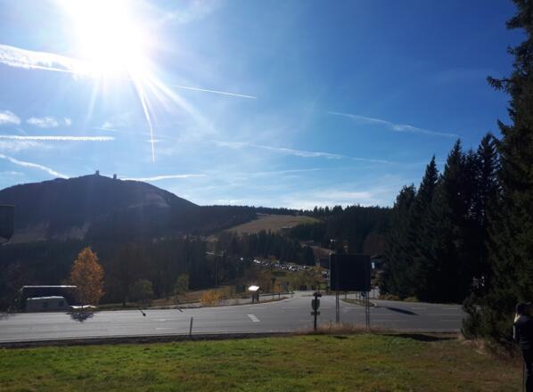 An der Kreuzung bei Brennes beginnt die Tour
