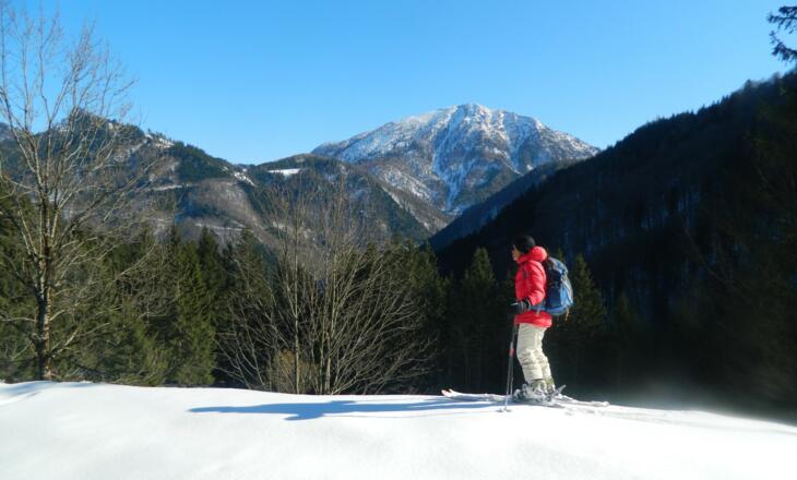 bei der Abfahrt: Blick zum Größtenberg