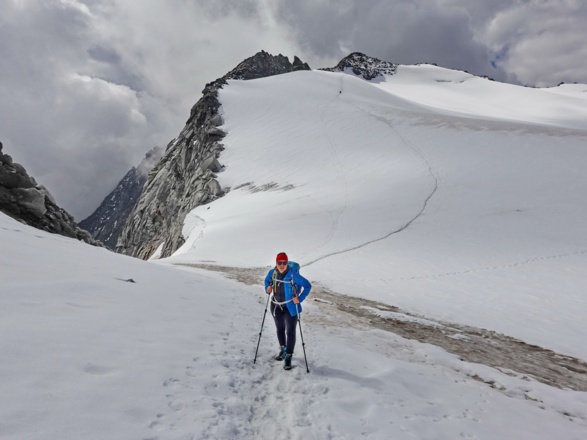 Das flache Schwarzensteinkees.