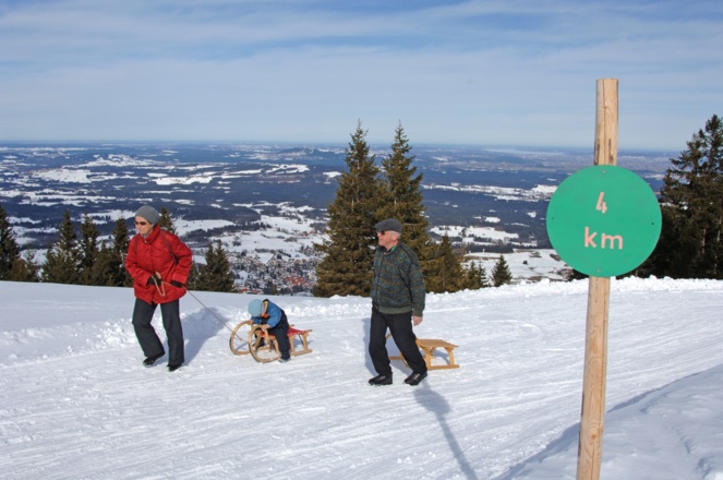 Beginn der Rodelbahn