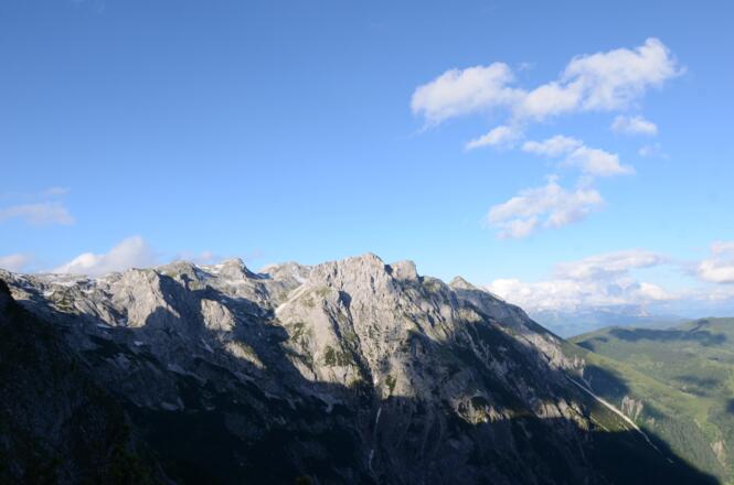 Der Ostteil des Tennengebirges von der Werfener Hütte