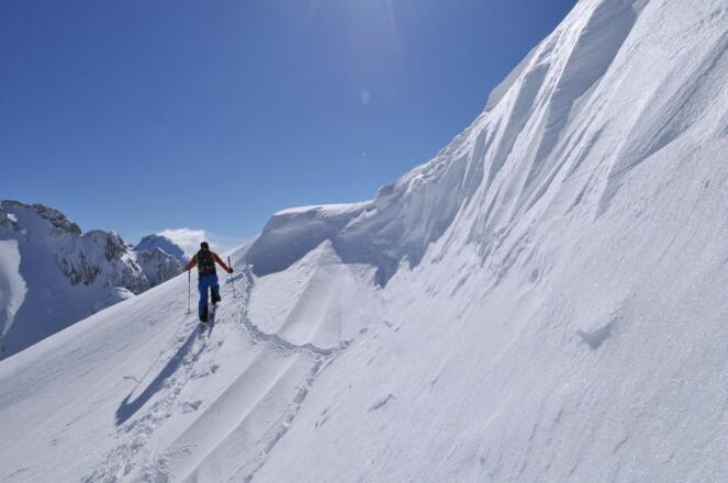 Am Brand, Übergang vom Gatterl zur Ehrwalder Alm