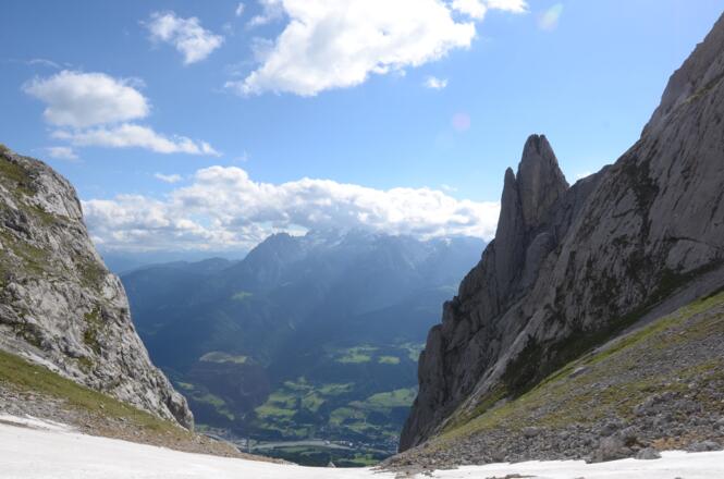 Felsenkar zwischen Hochthron und Fieberhorn mit Hochkönig