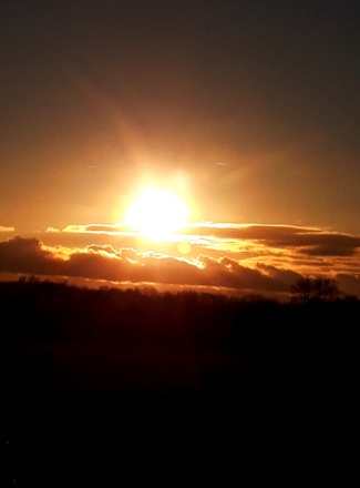 Sonnenuntergang in Straubing