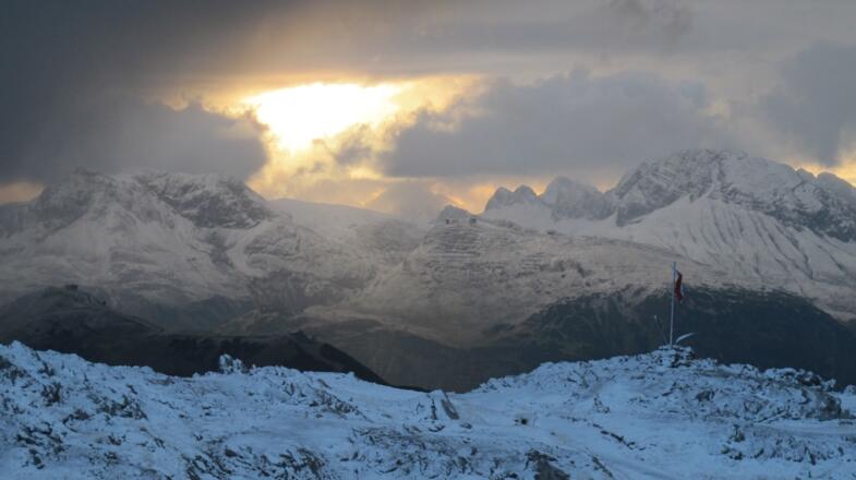 Propeller-Denkmal nahe der Göppinger Hütte
