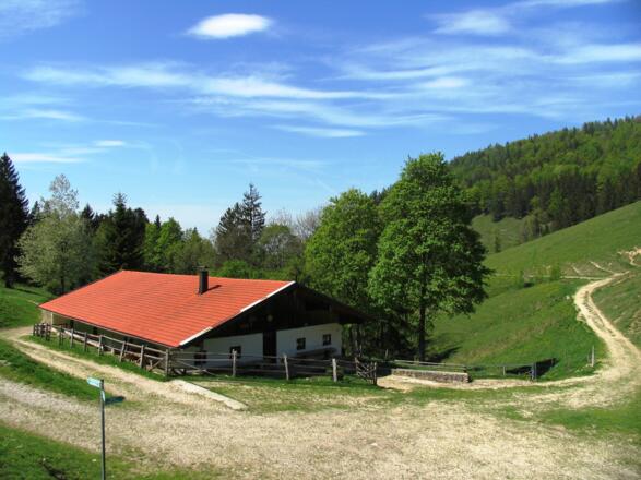 Am Weg passiert man die Herrenalm