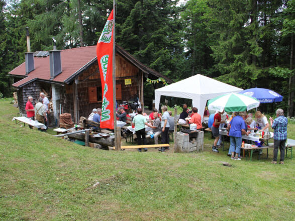 Fest auf der Rettenkogelhütte